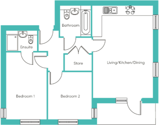 Cherrywood House, Hemel Hempstead HP2 floorplan