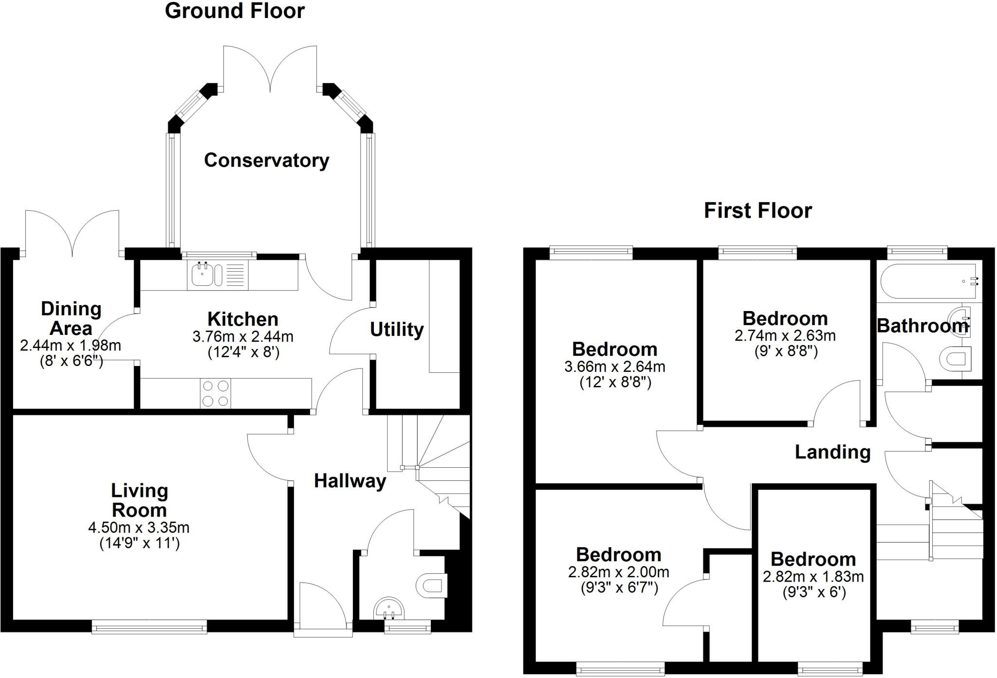 Brompton Road, Oldmixon, BS24 floorplan