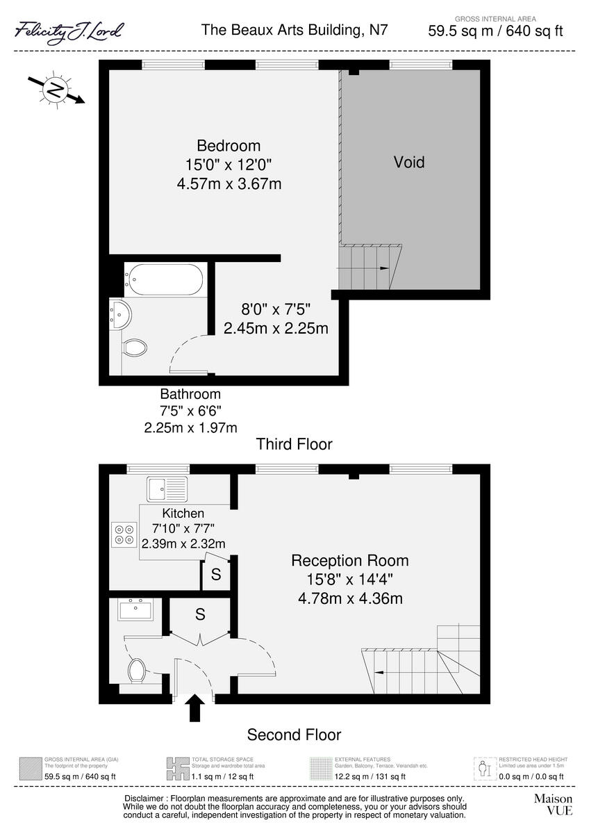 Manor Gardens, London floorplan