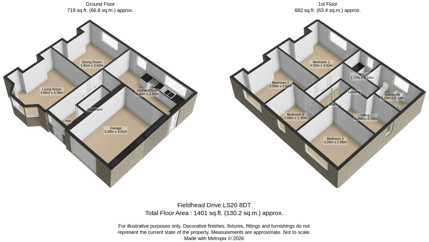 Fieldhead Road, Guiseley, Leeds, LS20 8DT floorplan