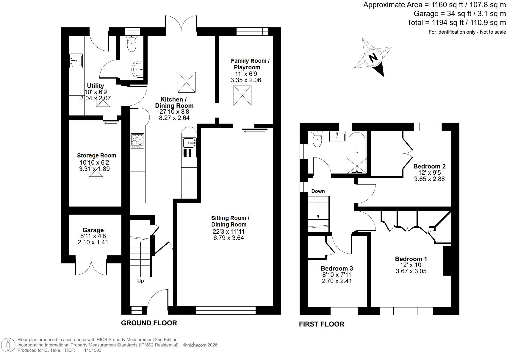 Castlefields Avenue, Charlton Kings, Cheltenham, GL52 floorplan
