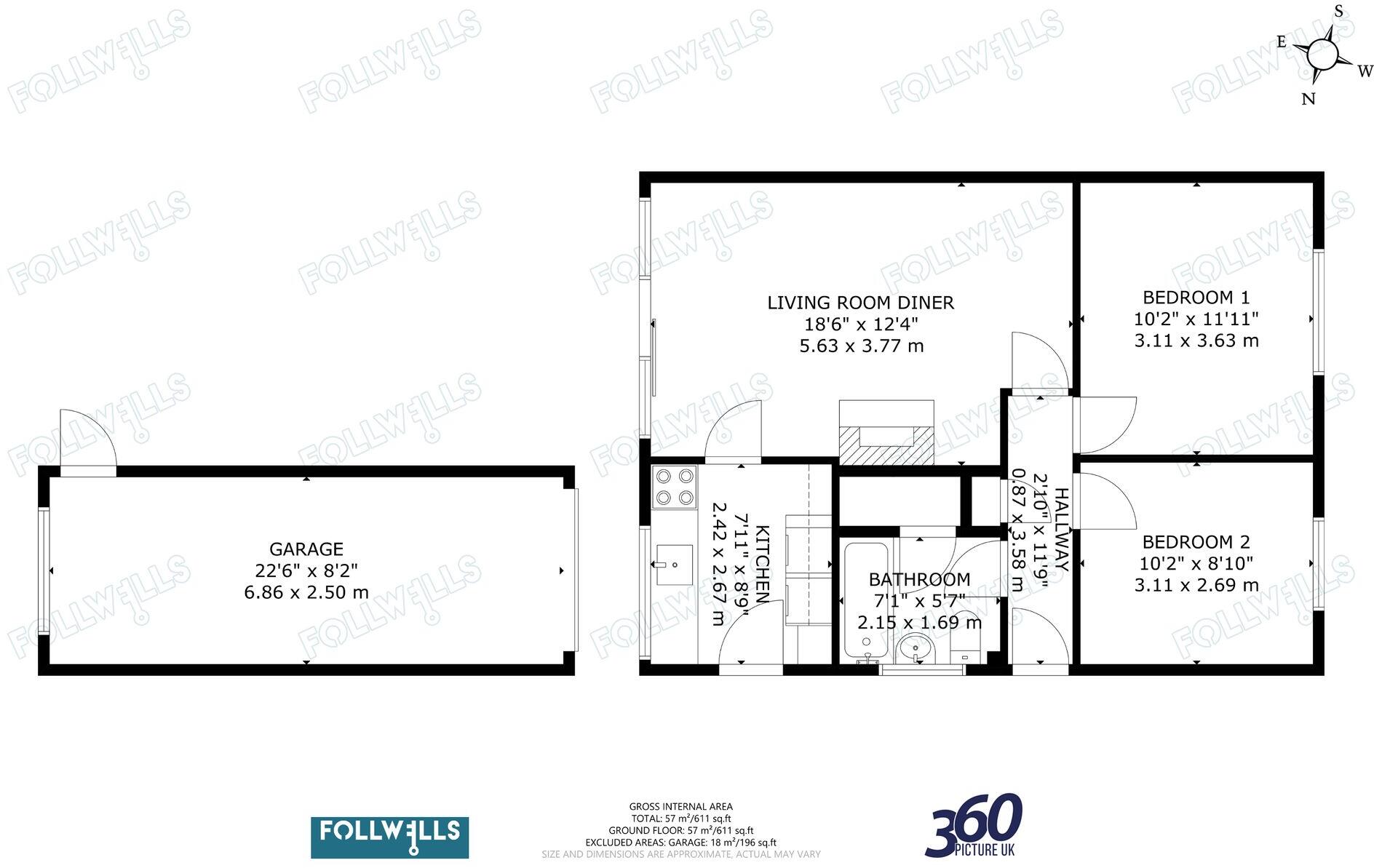 Douglas Road, Newcastle, ST5 floorplan