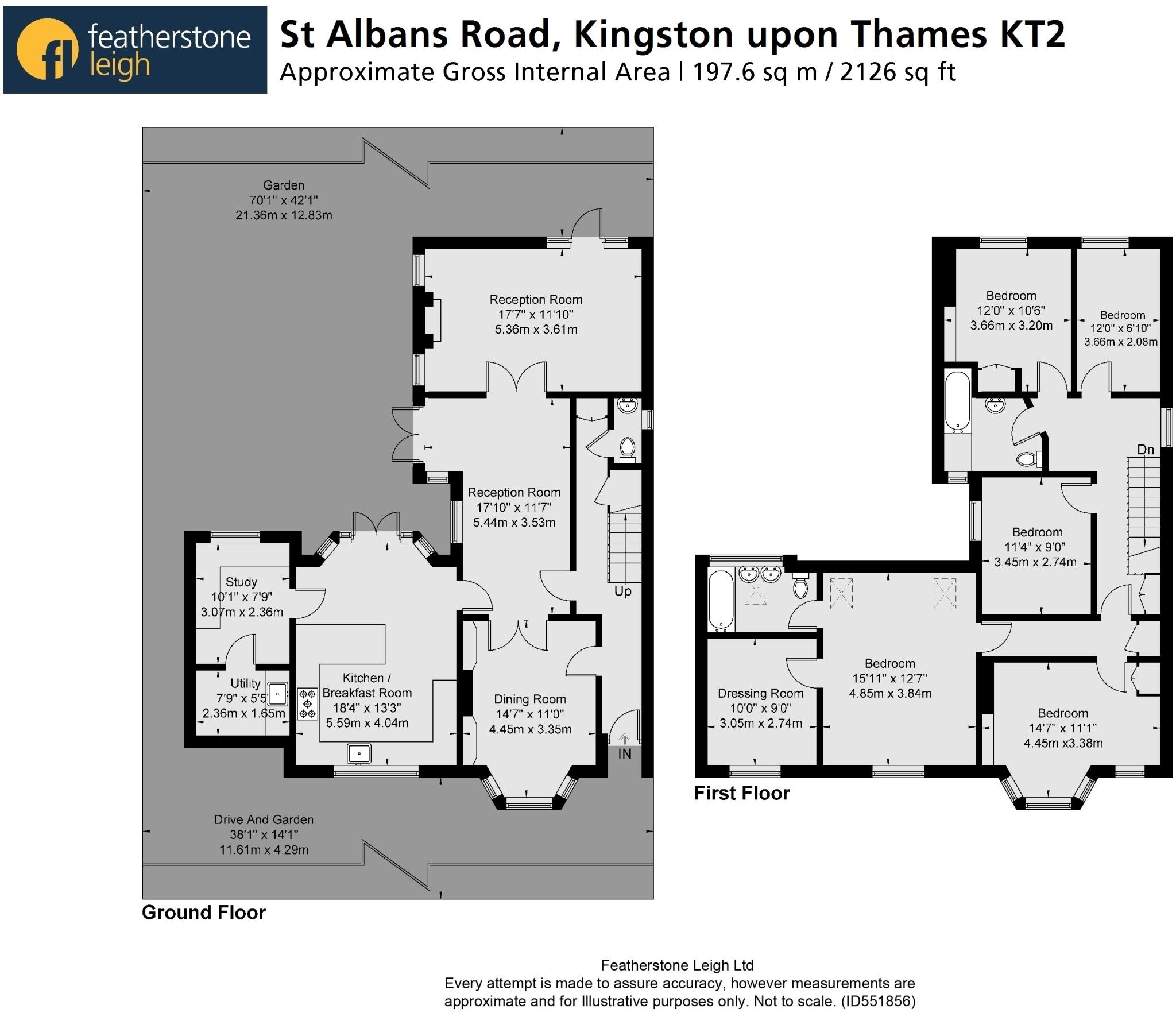 St Albans Road, Kingston upon Thames, KT2 floorplan