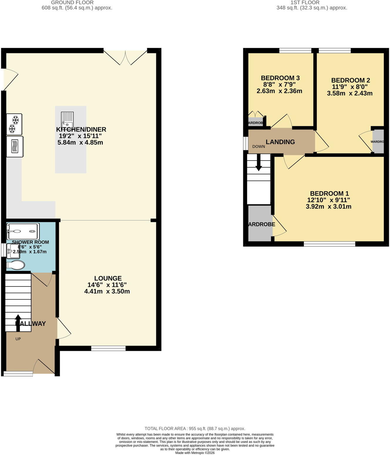 Lulworth Drive, Widewell, Plymouth floorplan