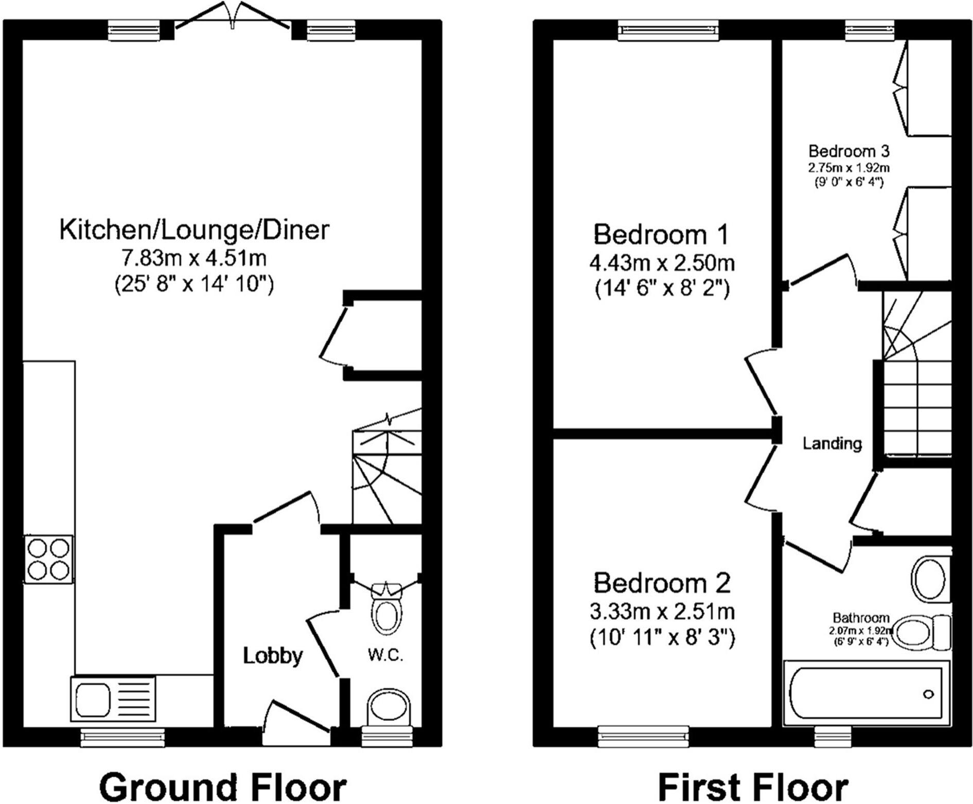 Gladys Avenue, Peacehaven, BN10 8FF floorplan