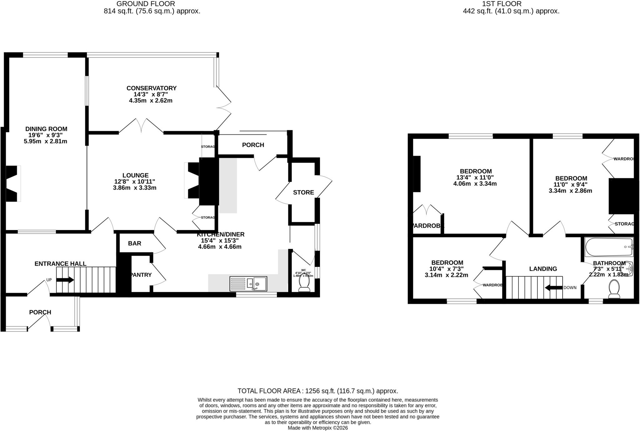 Hemel Hempstead Road, Redbourn, St. Albans, Hertfordshire, AL3 floorplan