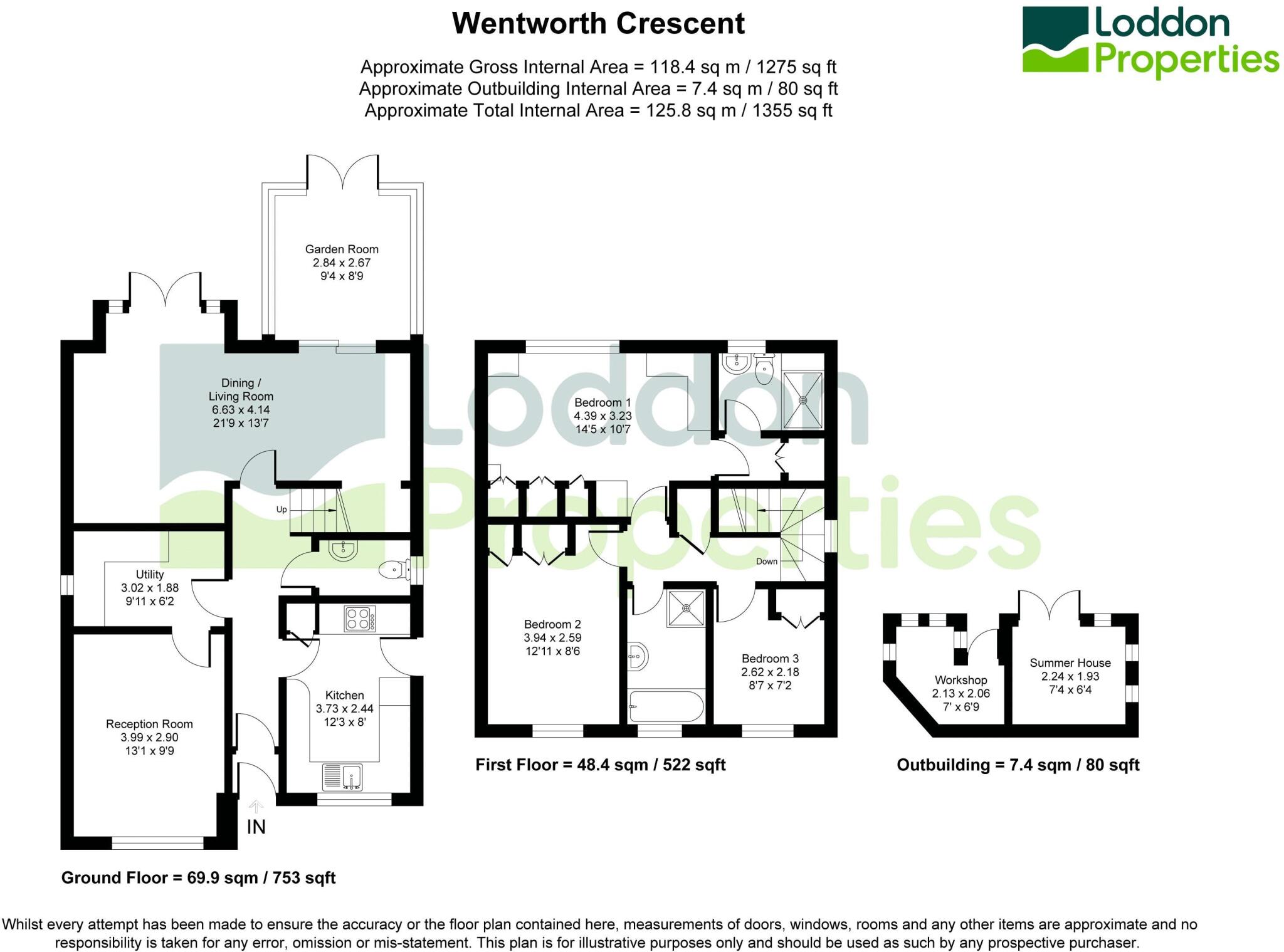 Wentworth Crescent, Beggarwood, Basingstoke floorplan