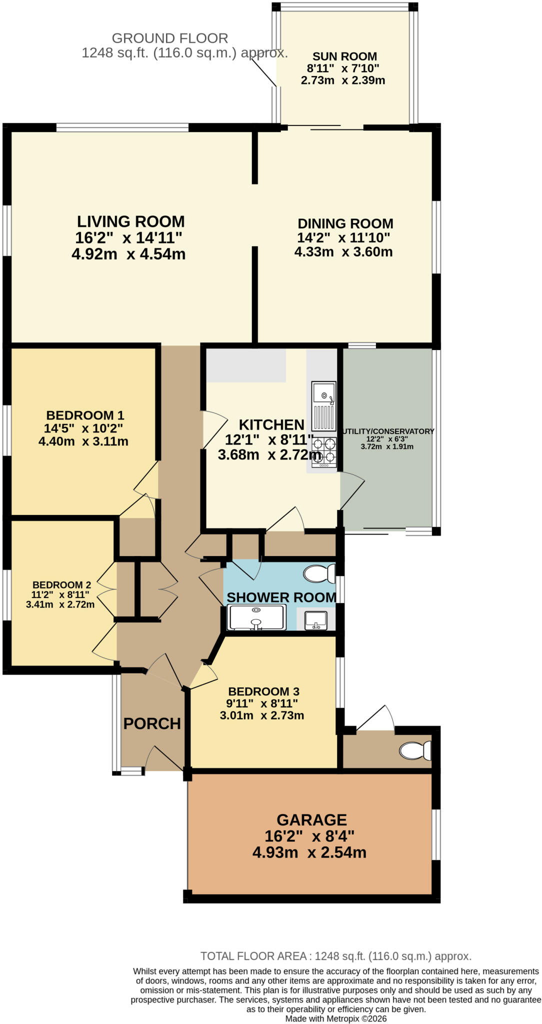 Highcliffe Close, Seaton, Devon, EX12 floorplan