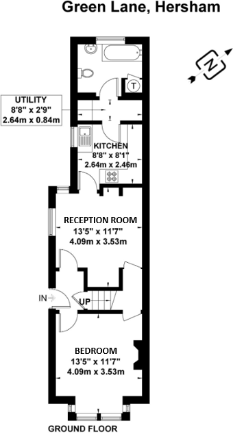 Green Lane, Hersham, Walton on Thames, KT12 5HD floorplan