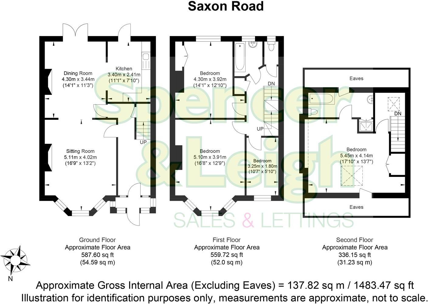 Saxon Road, Hove floorplan