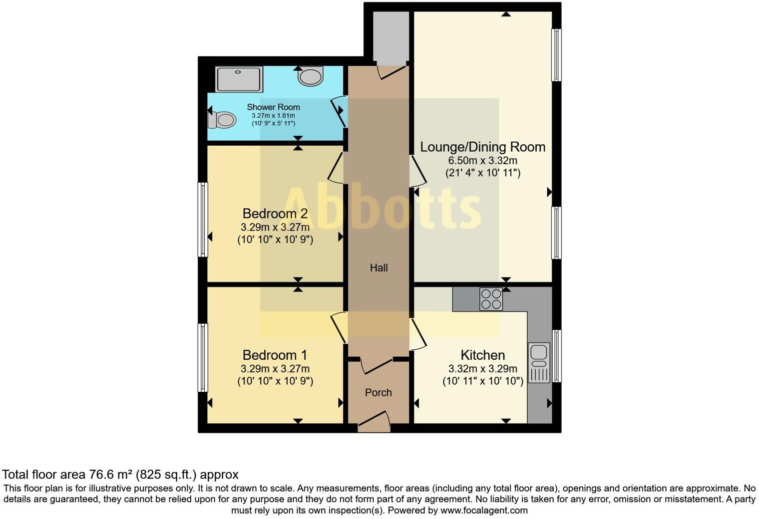 Olivia Close, Fakenham, Norfolk, NR21 floorplan