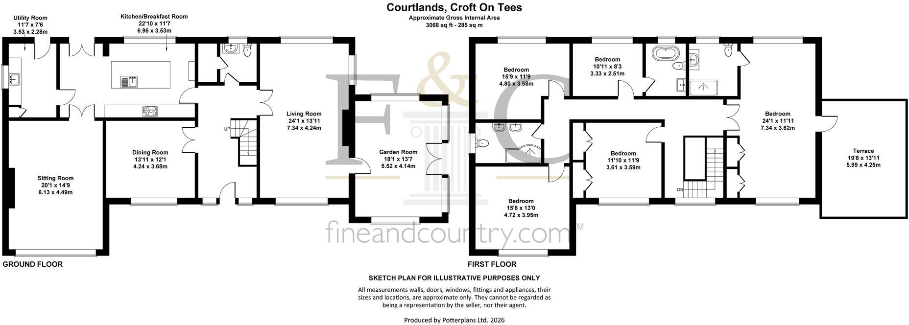 Dalton Road, Croft On Tees, Darlington floorplan