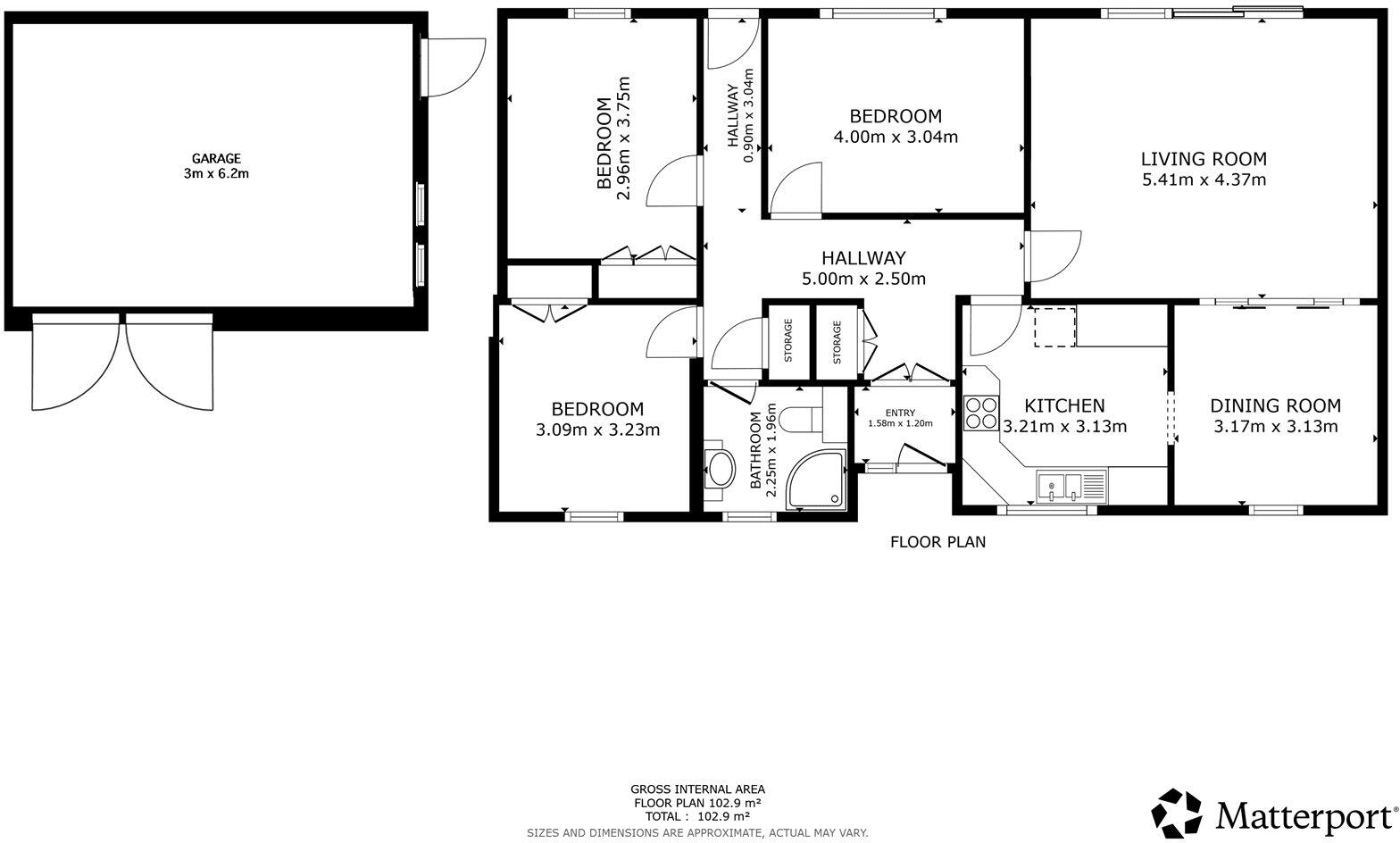 Rowanleigh, 35 Taylor Street, Forfar, Angus, DD8 floorplan