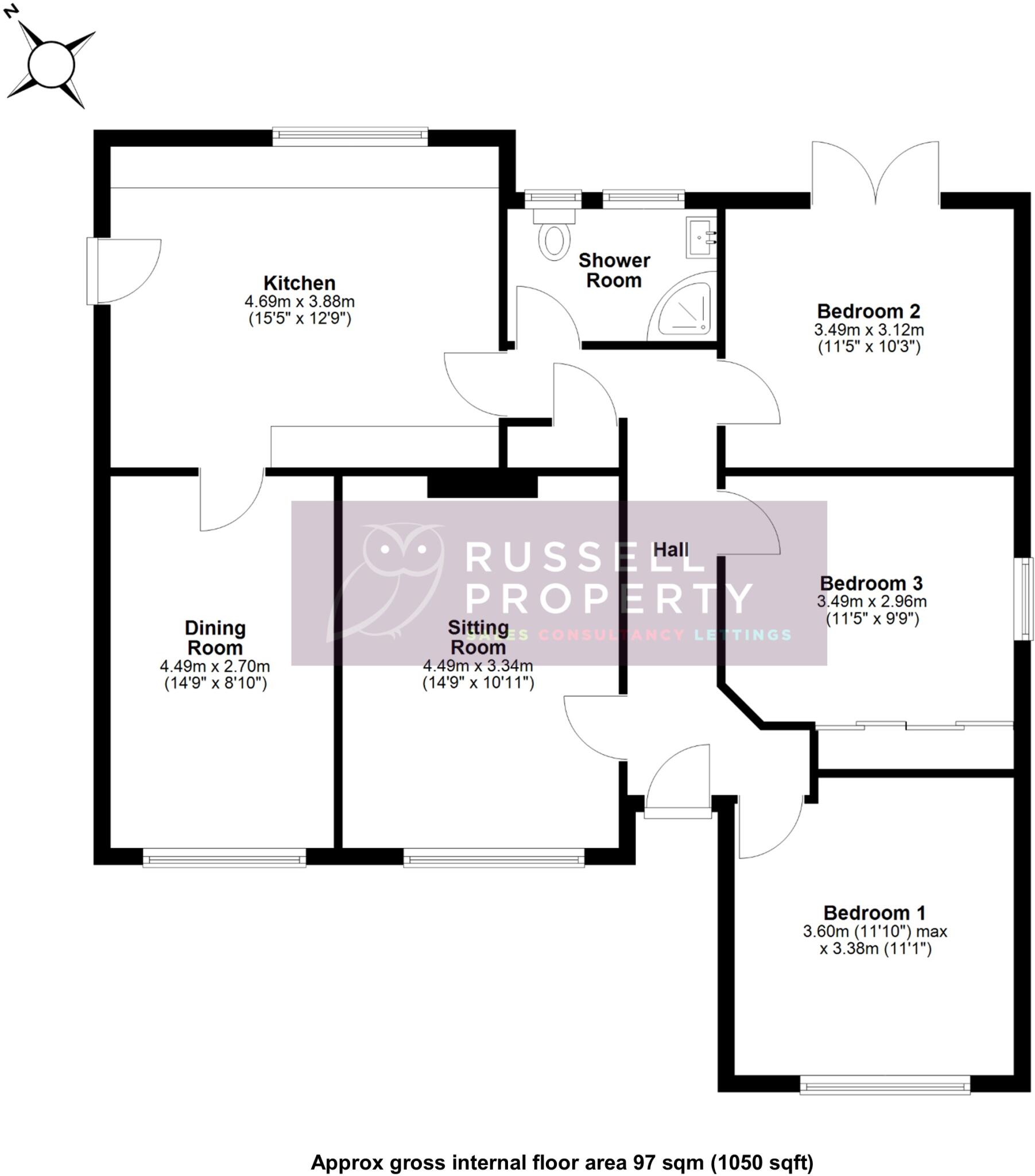 Burnells Way, Stansted, Essex, CM24 floorplan