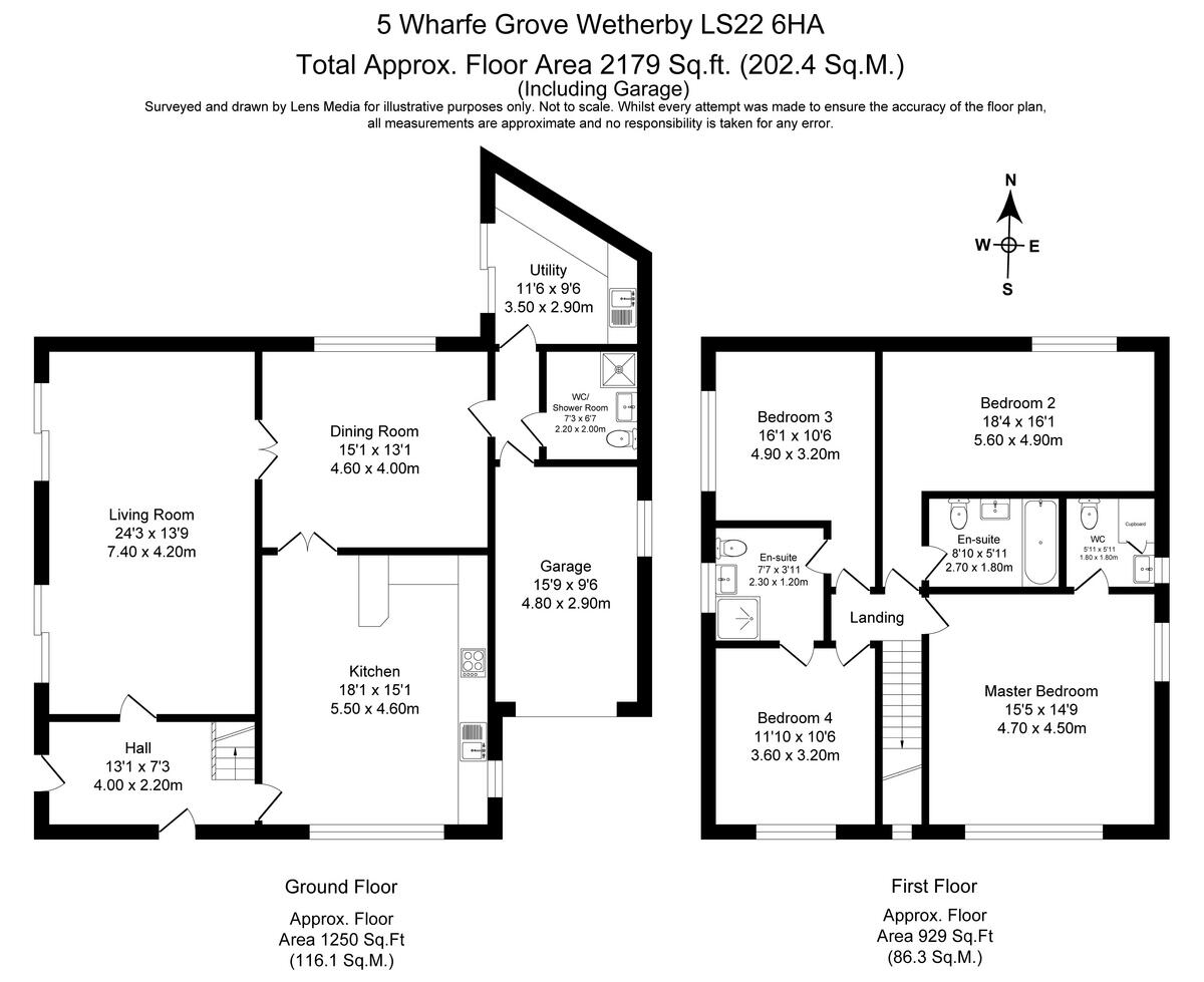 Wharfe Grove, Wetherby, West Yorkshire floorplan
