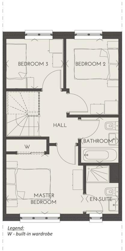 Berwick, Plot 45, Oak Grange, Back Lane, Congleton, Cheshire East, CW12 floorplan