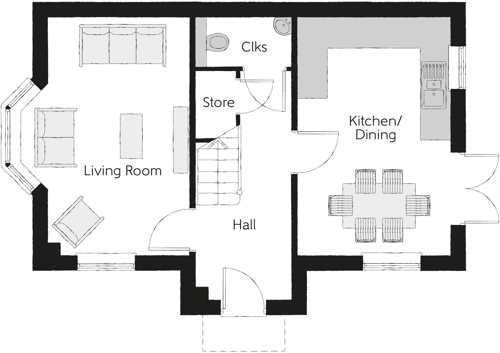 Buttercross Meadows
Brigg
DN20 8GG floorplan