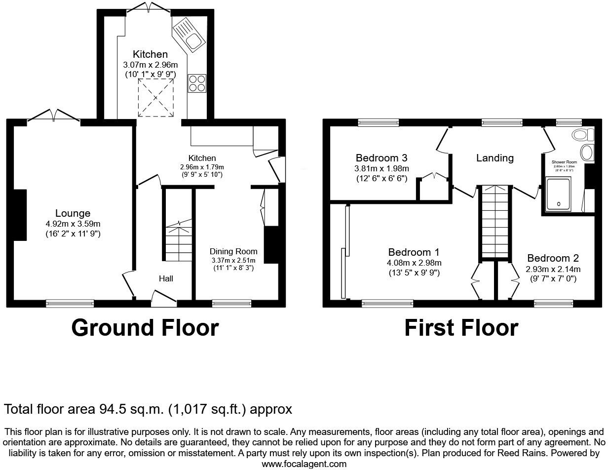 Belle Vue Road, Scholes, Leeds, West Yorkshire, LS15 floorplan
