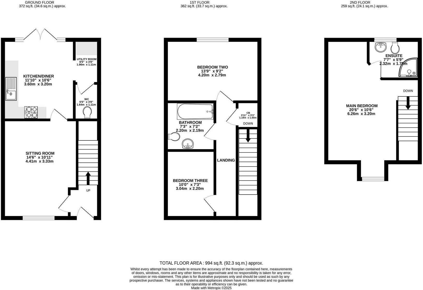 Curlew Way, Cheddar floorplan