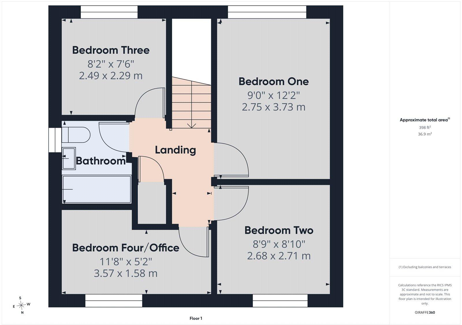 Brookside Close, Paulton, Bristol, Somerset, BS39 floorplan