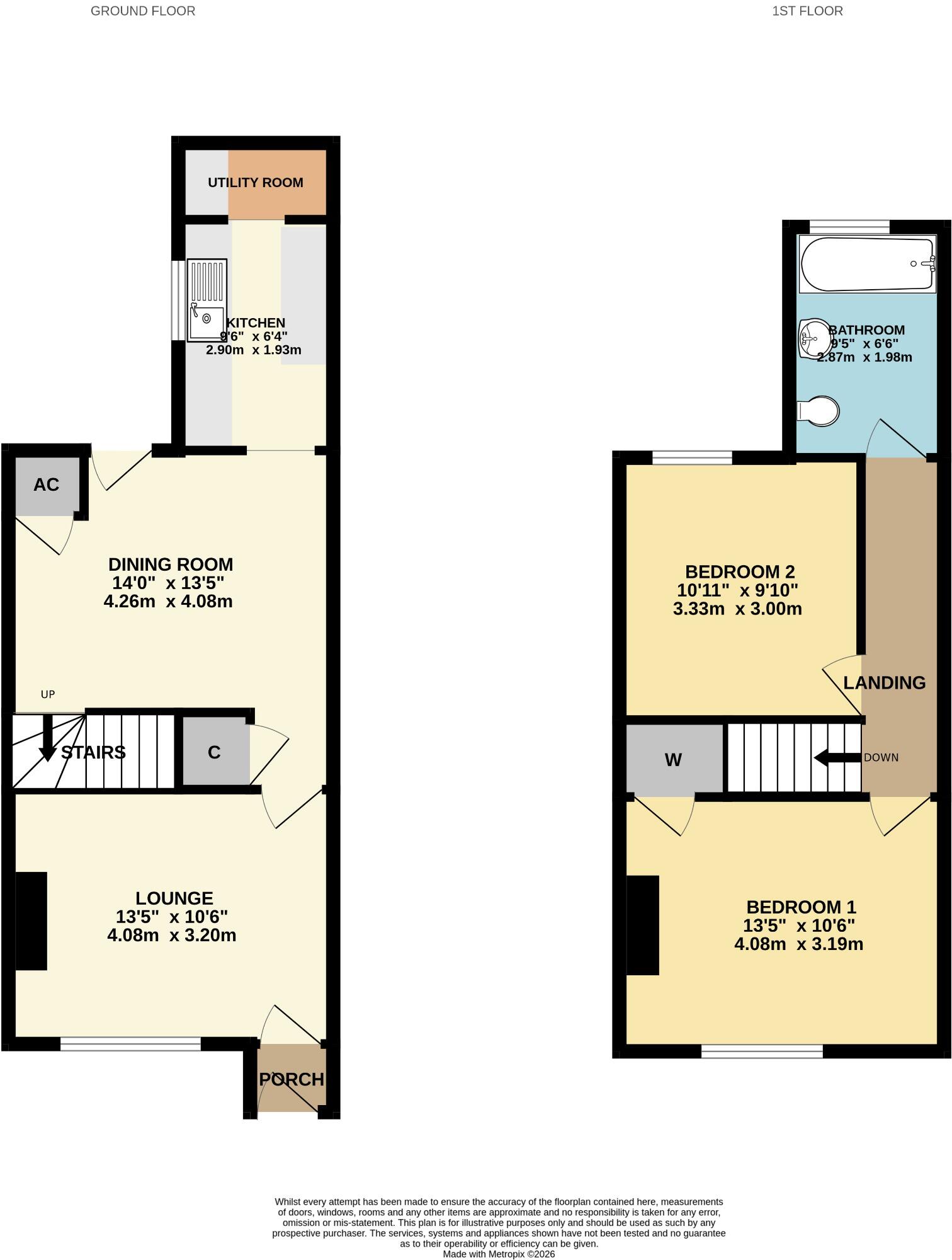 Victoria Road, Woolston floorplan