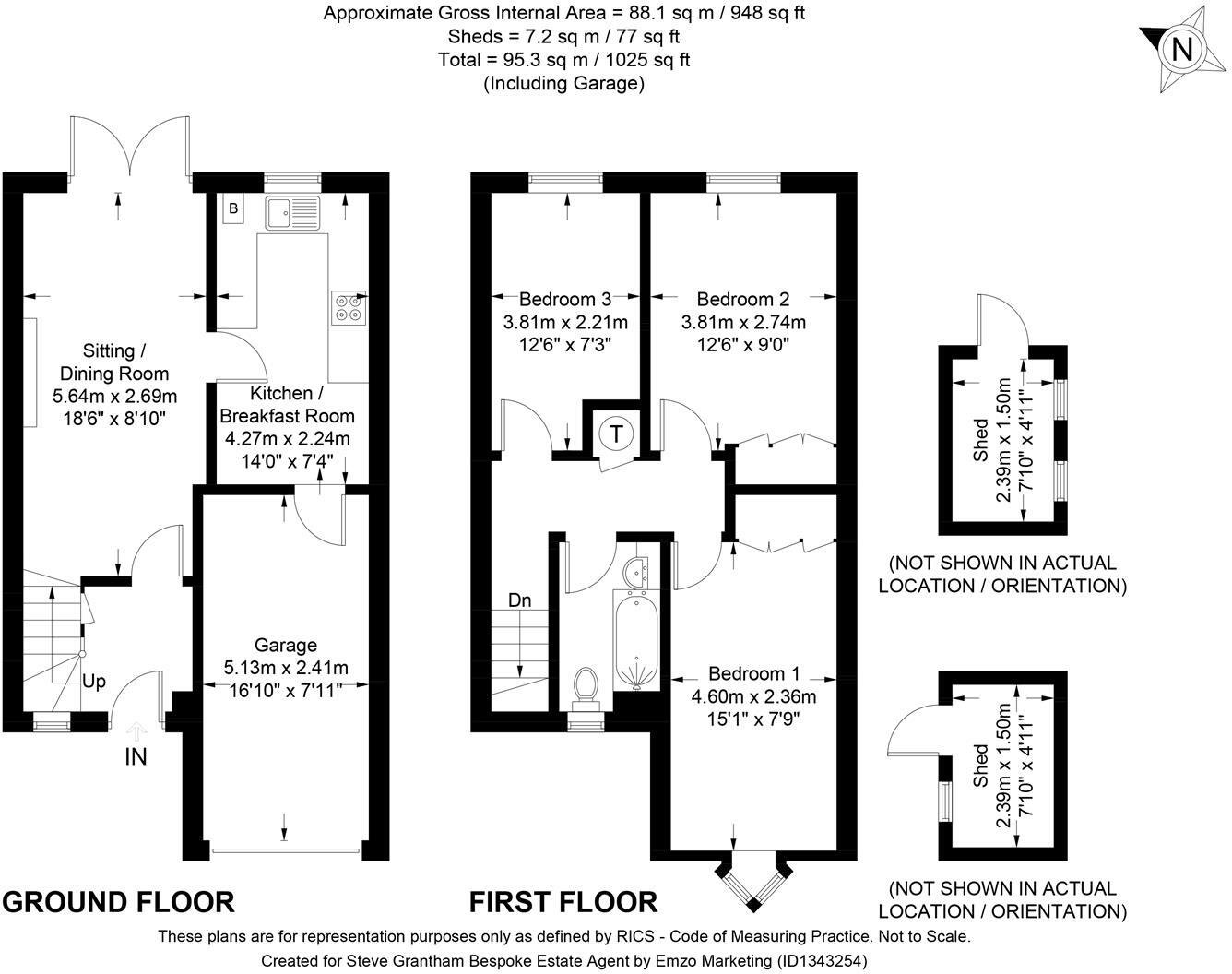 Cottage Close, Denmead floorplan