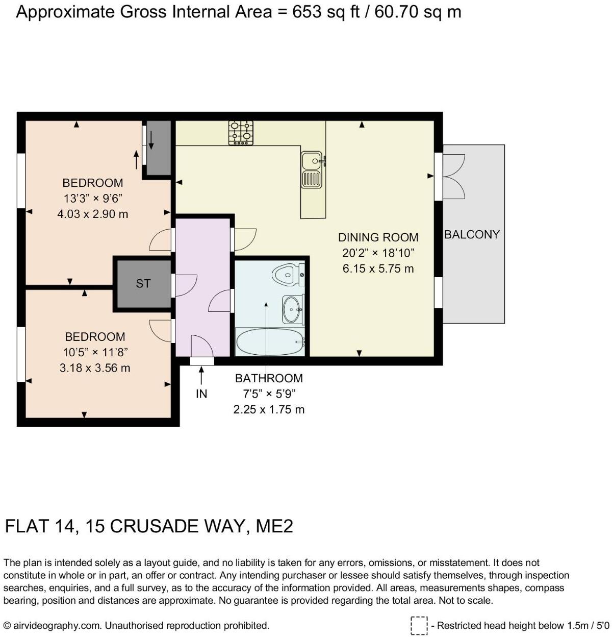 Crusade Way, Rochester, Kent, ME2 2ZP floorplan