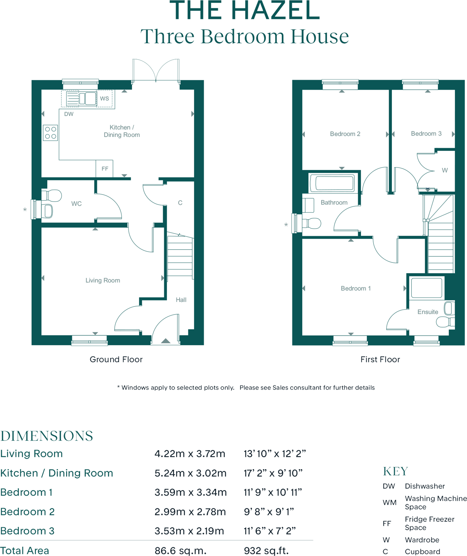 Leaf Living at Rushlake Meadows, Willingdon, BN20 floorplan