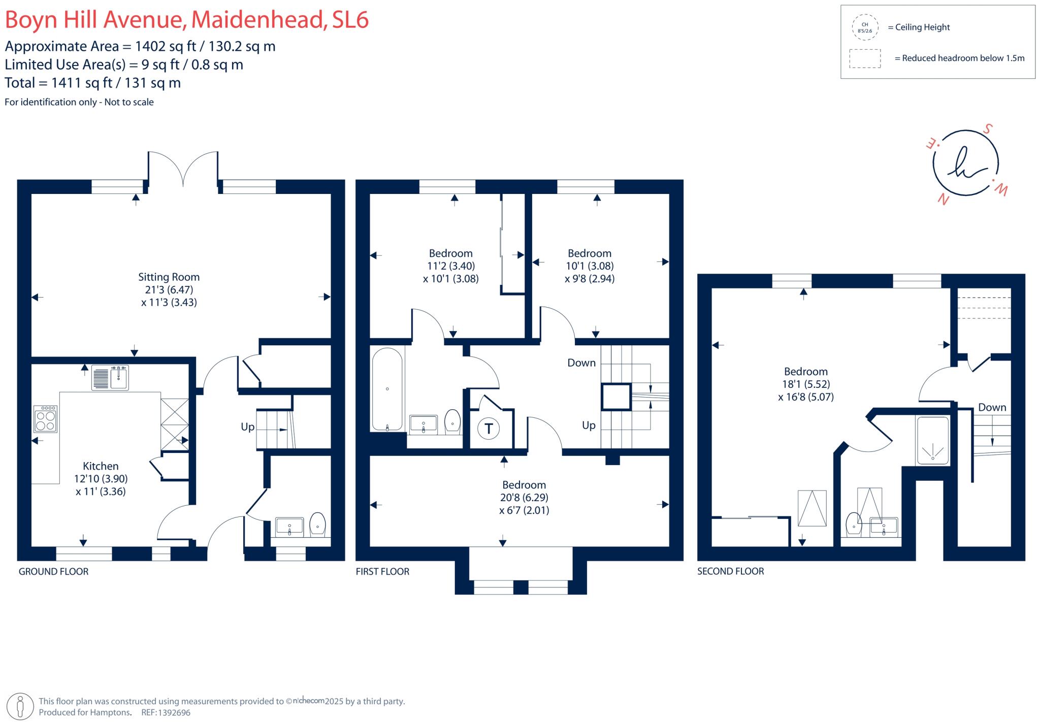 Boyn Hill Avenue, Maidenhead, SL6 floorplan