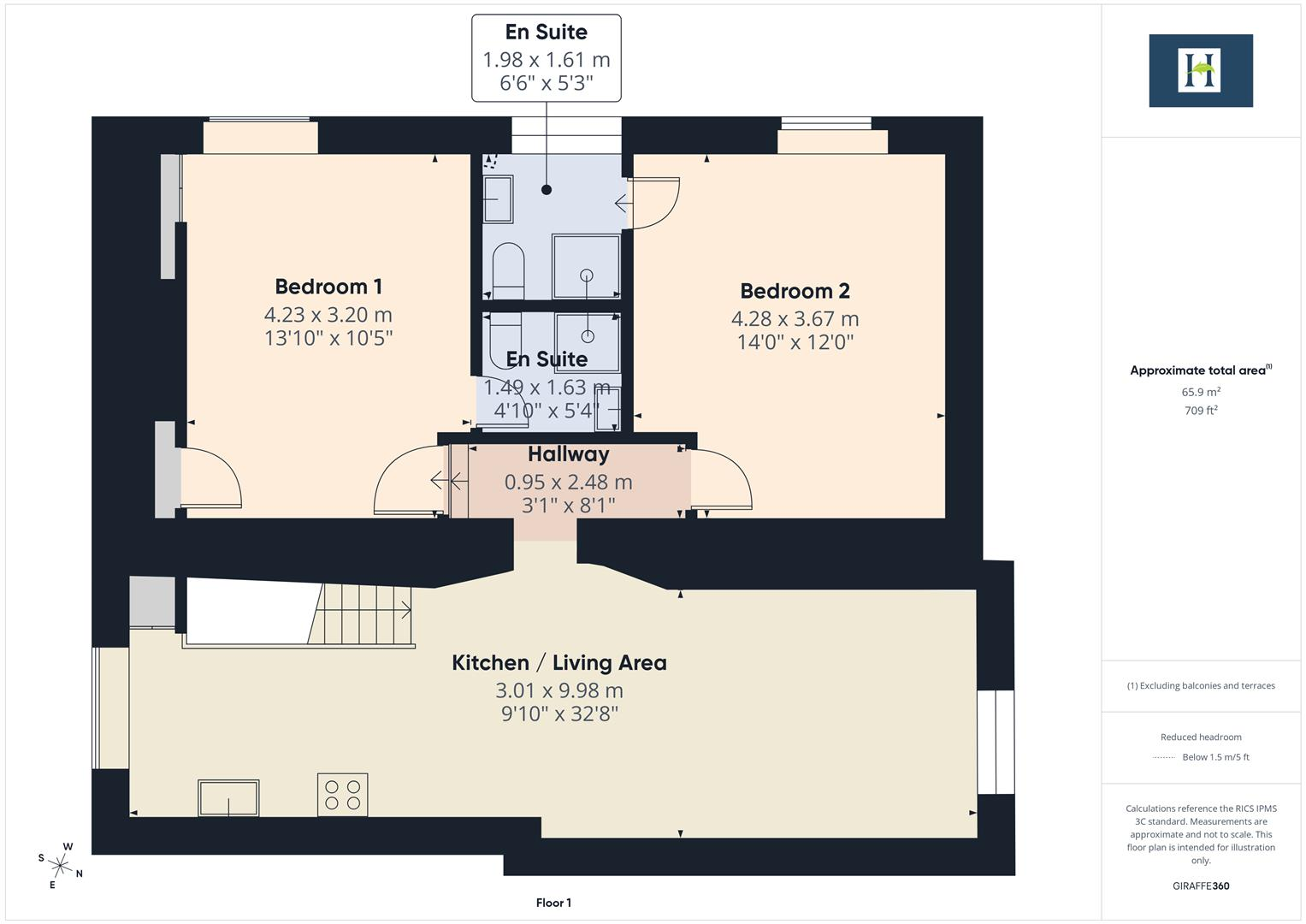 Weare Giffard, Bideford floorplan