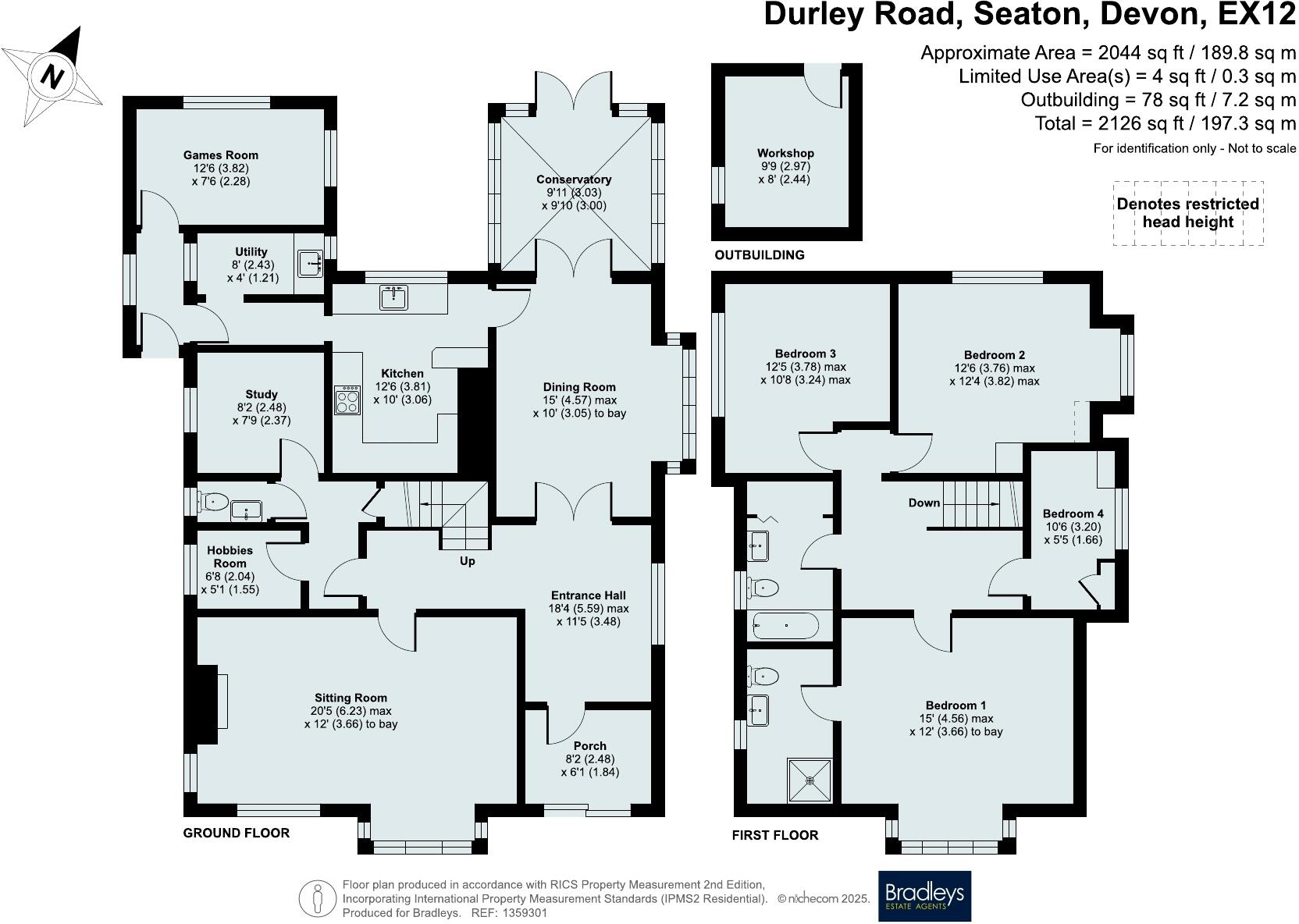 Durley Road, Seaton, Devon floorplan