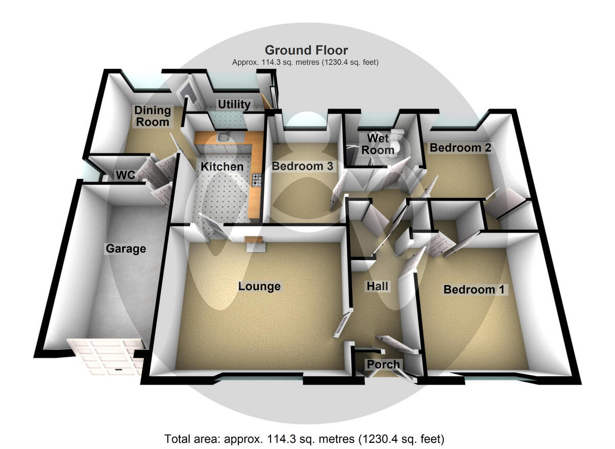 Bryn Coed, Llangefni, Anglesey, LL77 floorplan