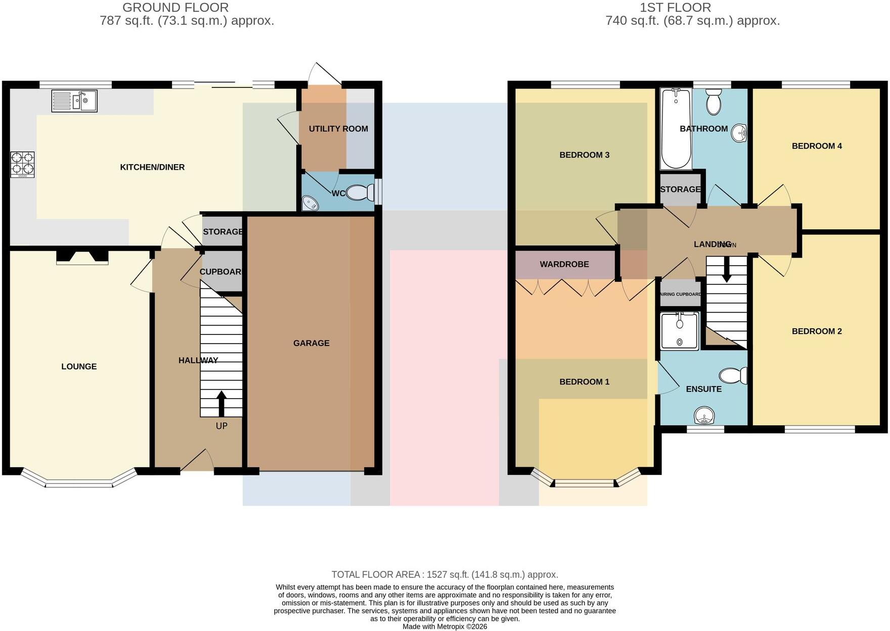 Pentrebane Drive Cardiff CF5 3DR floorplan