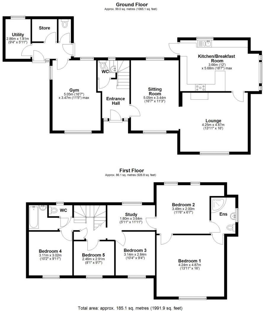 Penrhiwceiber Farm, Llanwonno Road Mountain Ash, CF45 3EJ floorplan