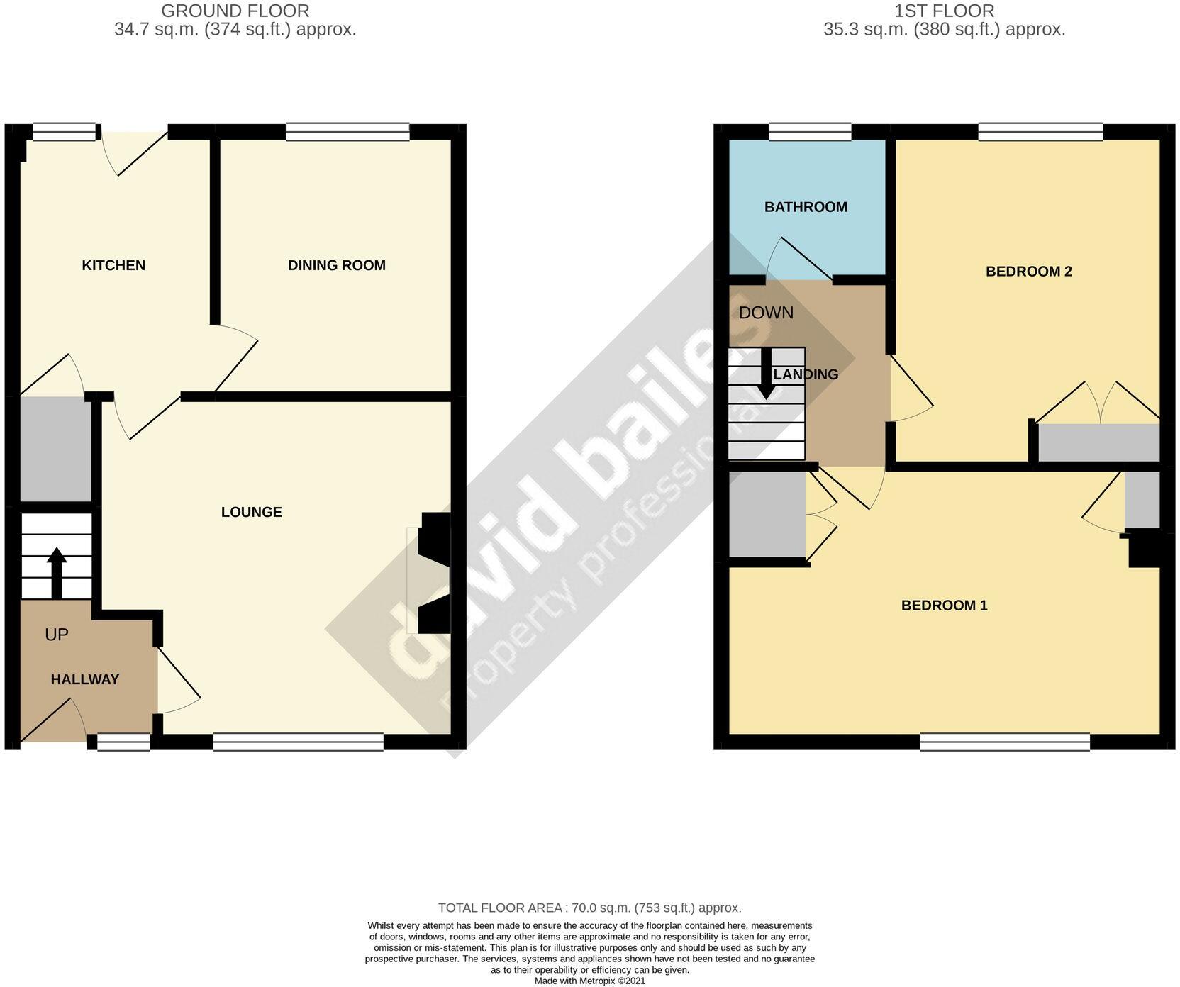 Hamsterley Gardens, Stanley, DH9 floorplan