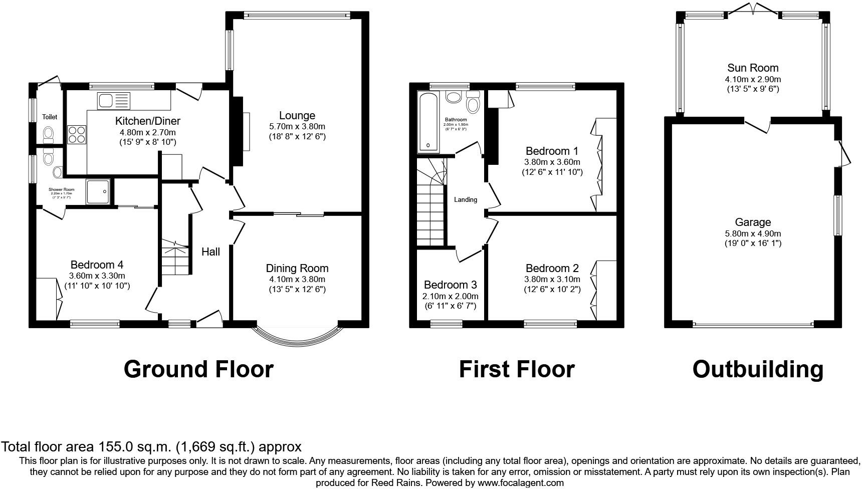 Hall Lane, Mobberley, Knutsford, Cheshire, WA16 floorplan