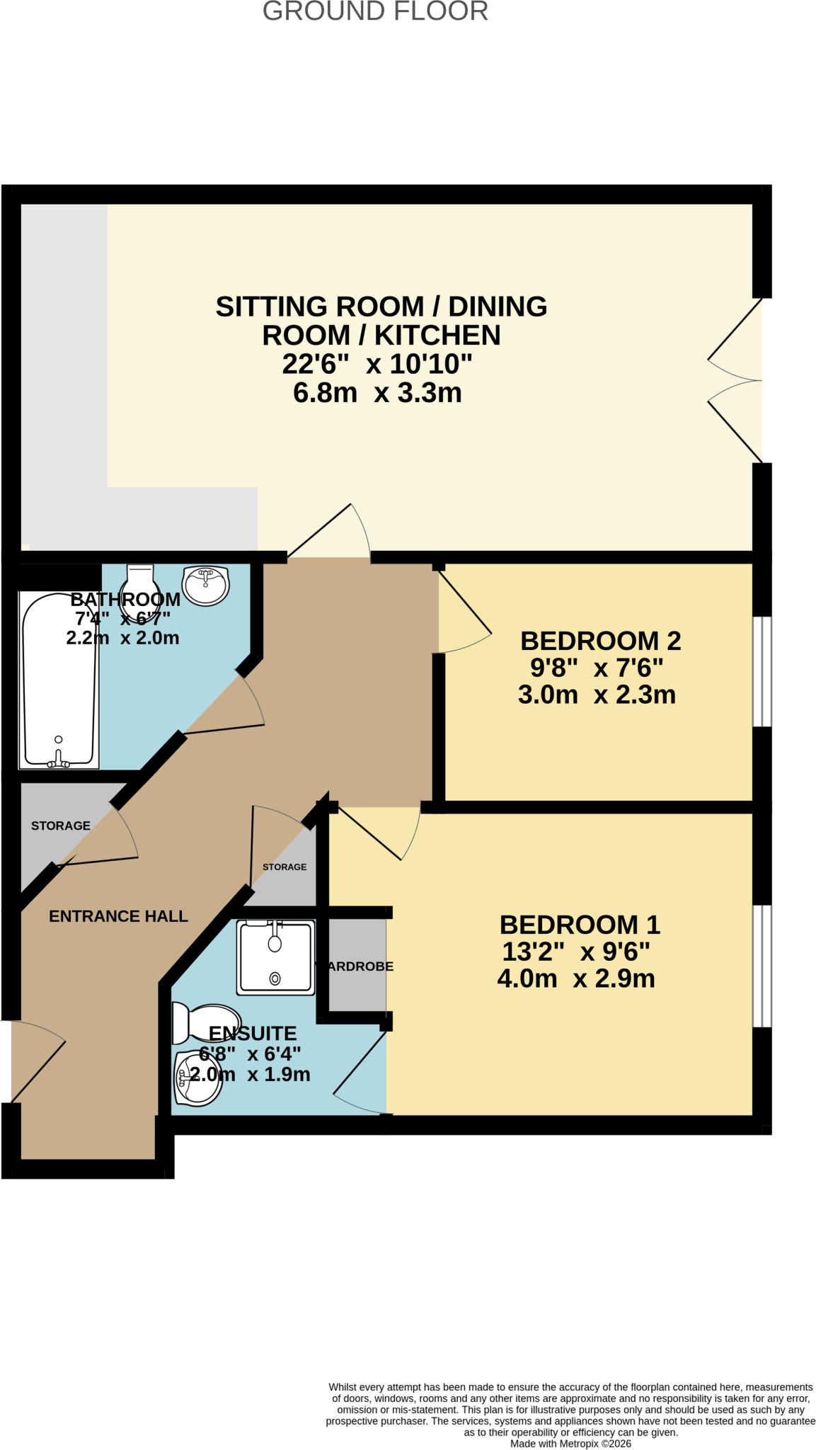 Redfield Croft, Leigh floorplan
