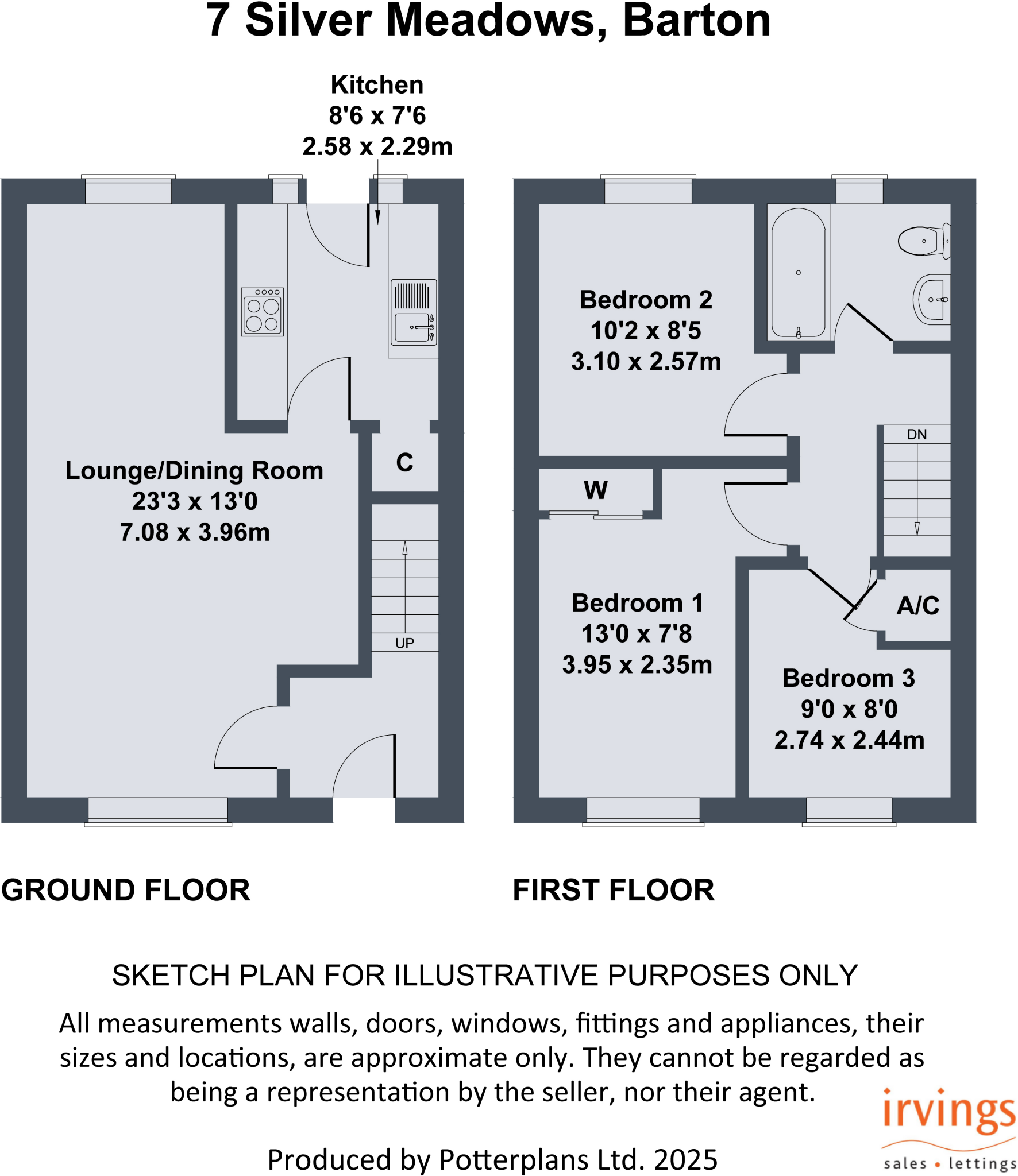 Silver Meadows, Barton floorplan