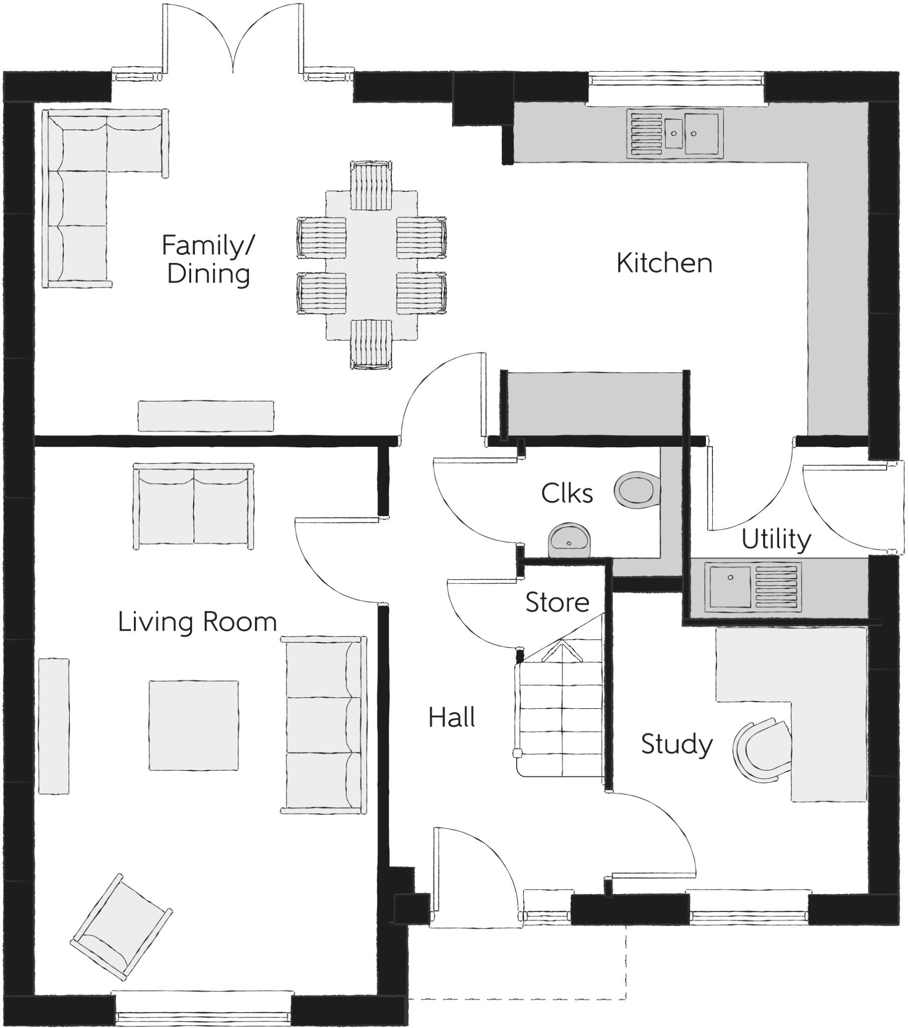 Pincey Brook Drive,
Great Dunmow
Essex
CM6 4FZ floorplan