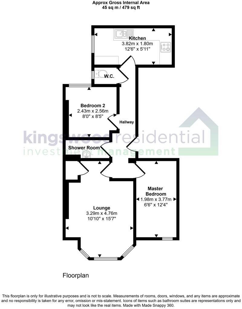 Ebury Road, Carrington, Nottingham, NG5 1BB floorplan