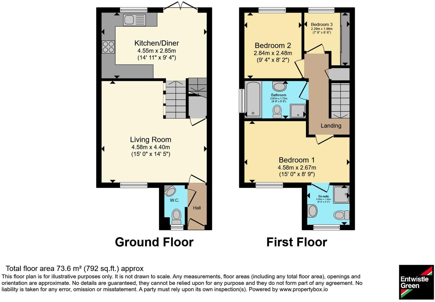 Middlewich Close, Horwich, Bolton, Greater Manchester, BL6 floorplan