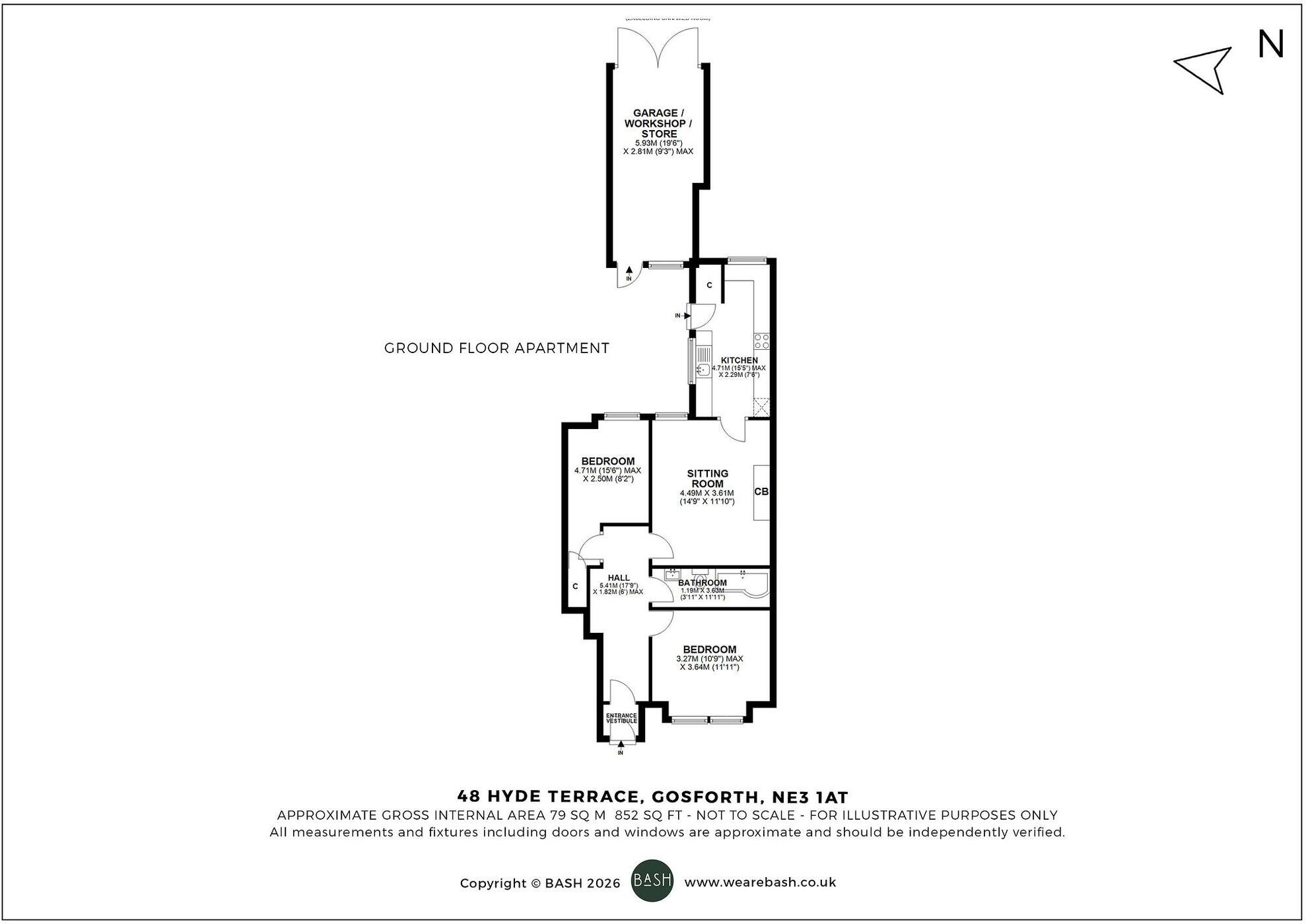 Hyde Terrace, Gosforth, NE3 floorplan