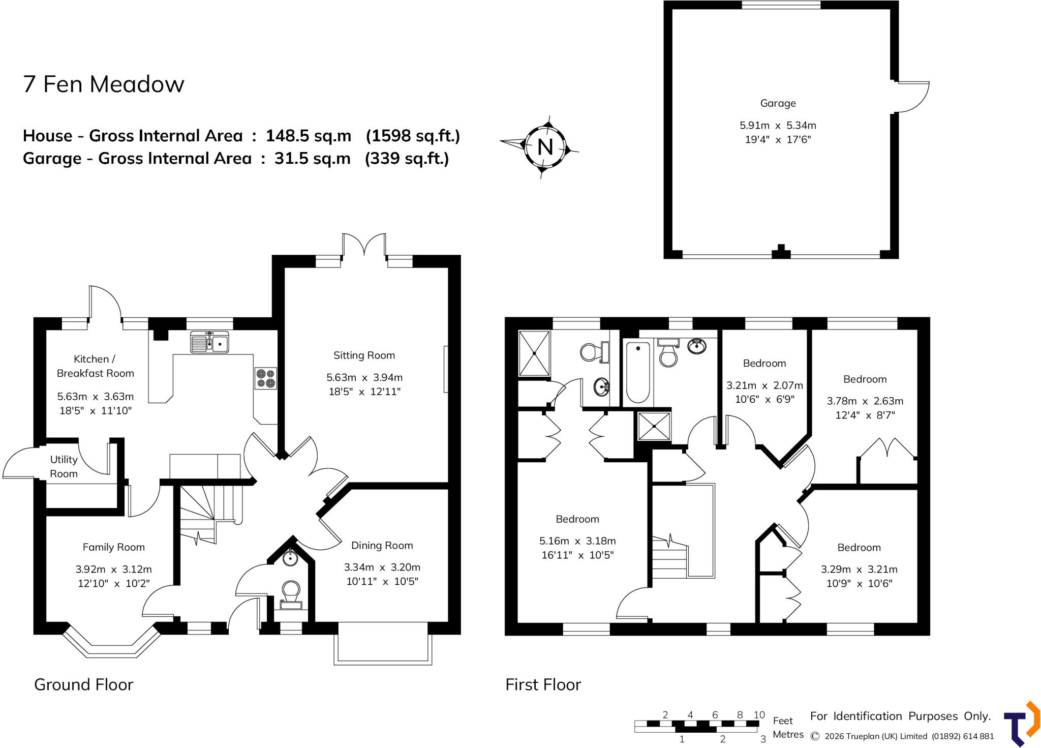 Fen Meadow, Ightham, Sevenoaks, Kent, TN15 floorplan