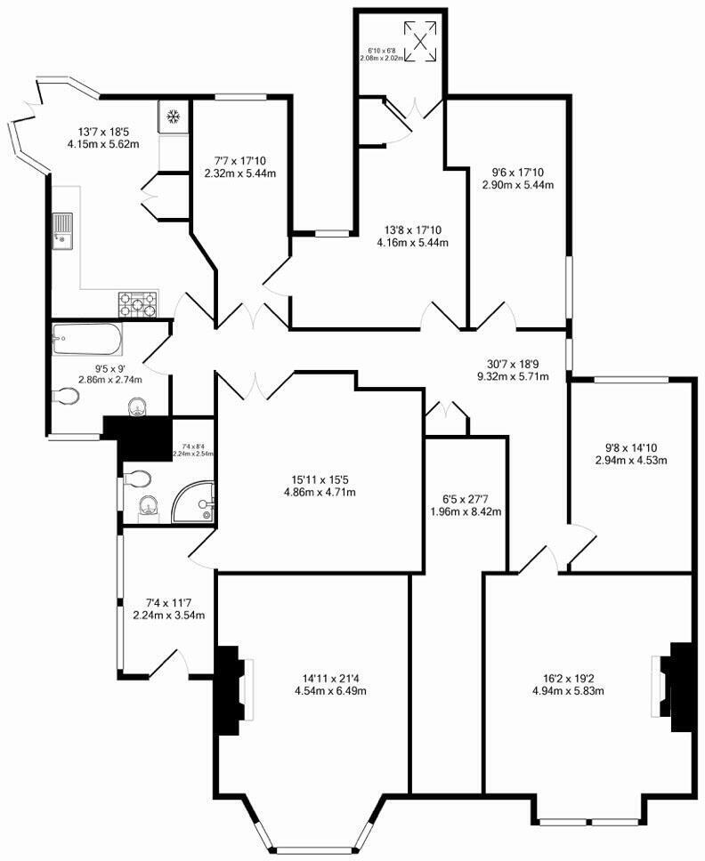 Grosvenor Villas, Jesmond, Newcastle Upon Tyne floorplan