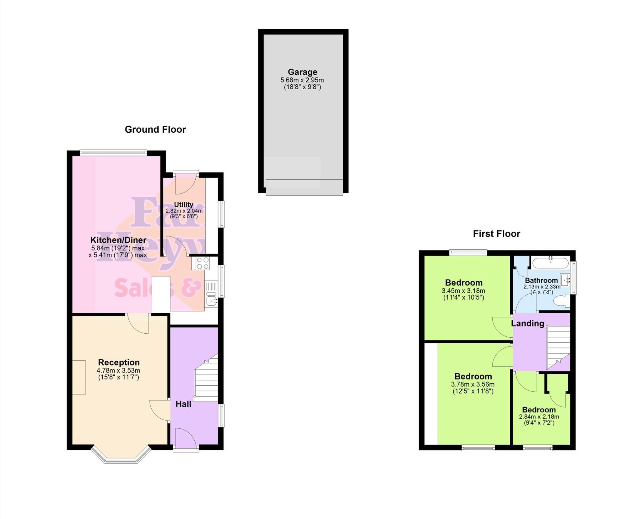 Saxon Hey, Fulwood, Preston floorplan