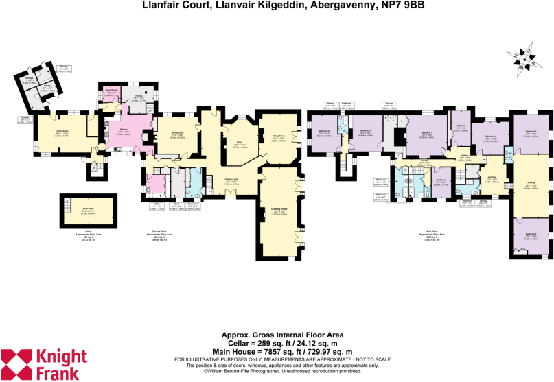 Llanvair Kilgeddin, Abergavenny, Monmouthshire, NP7 floorplan