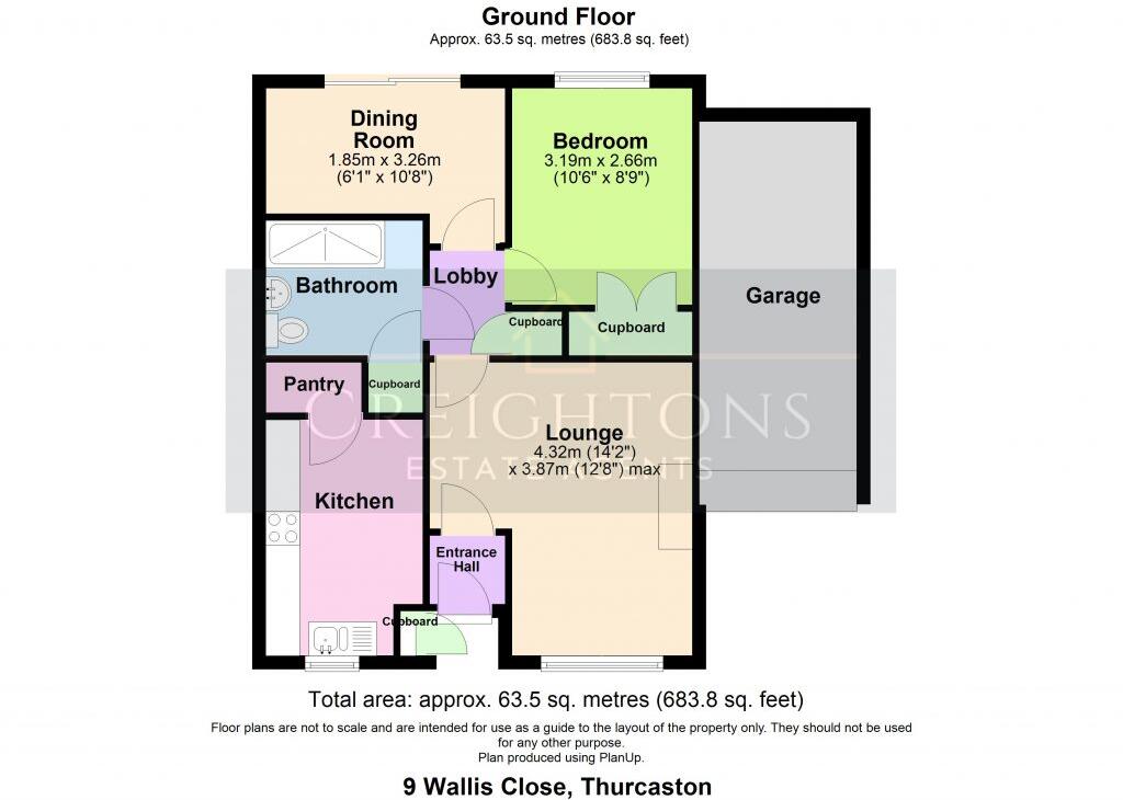 Wallis Close, Thurcaston floorplan