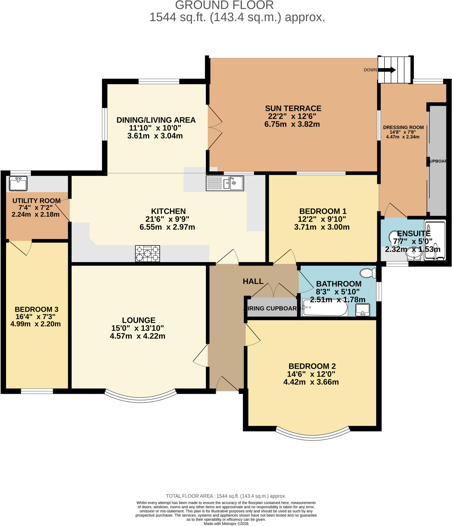 11, Knowle Gardens, Combe Martin, Devon, EX34 floorplan