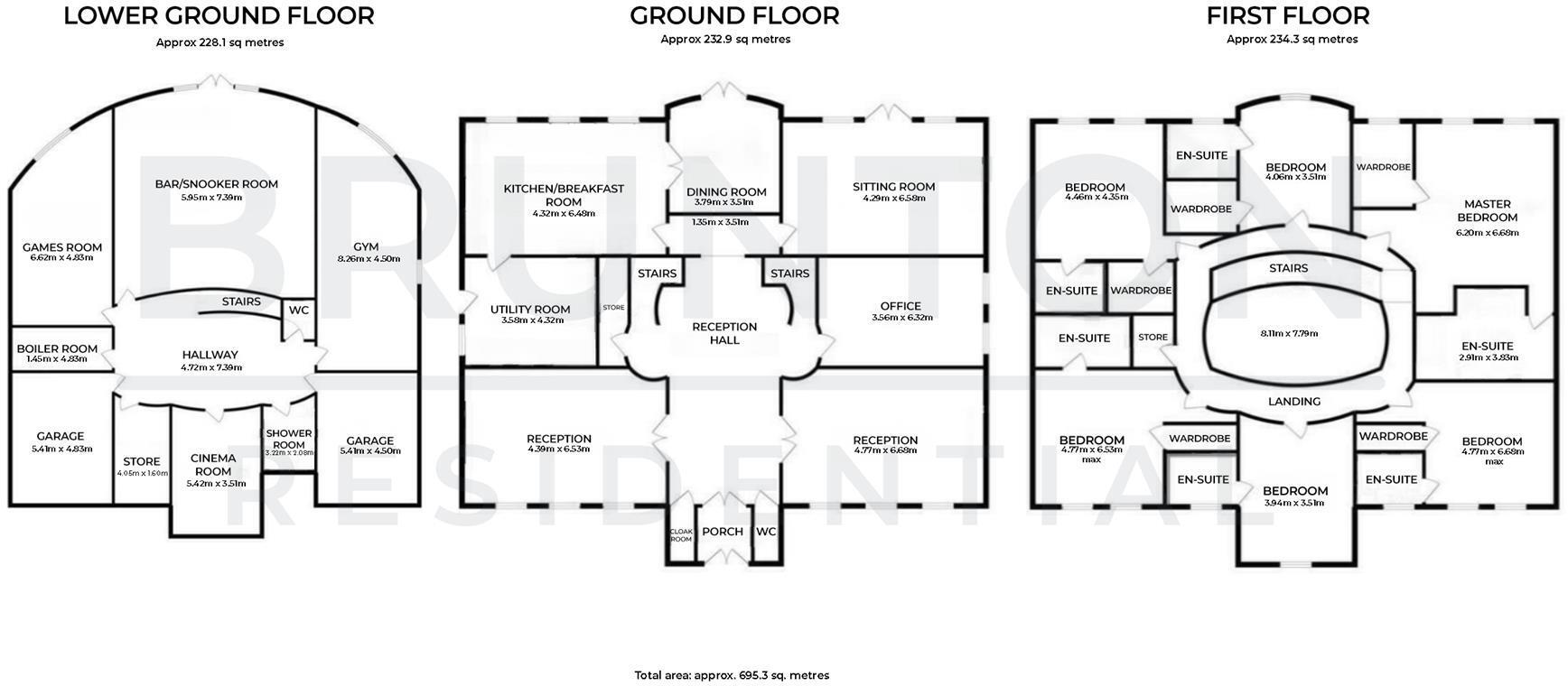 Runnymede Road, Darras Hall NE20 floorplan