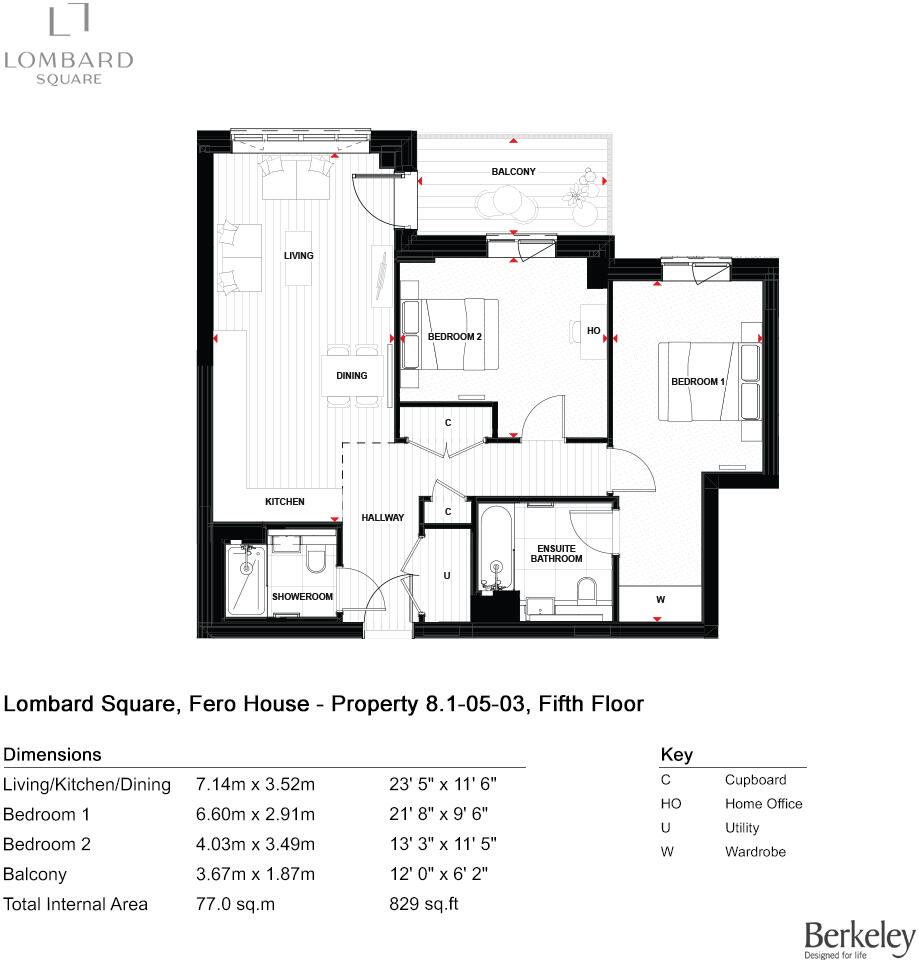 Lombard Square Sales & Marketing Suite
2 Southlake Road
London
SE28 0FX floorplan